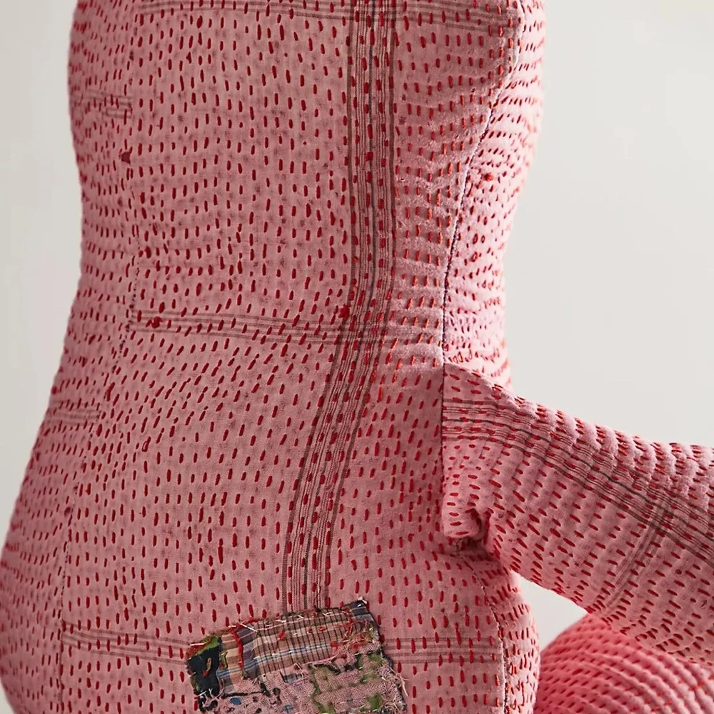 Free People Vintage Kantha Quilt Bear - Picture 3 of 3